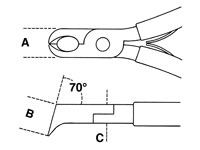 Click for a larger picture of Beta Tools 1191BM/L Side Cutters, Flush Cut, Long Jaws