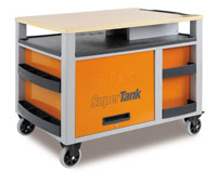 Click for a larger picture of C28 Super Tank 10-Drawer Mobile Workstation - Ships by Truck