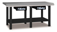 Click for a larger picture of Beta Tools C56-O 2-Drawer Workbench, Orange