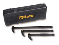 Click for a larger picture of Beta Tools 966/C3 Set of 3 Adjustable Head Pry Bars