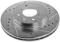 Click for a larger picture of Hawk Brake Rotor/Pad Kit, Front, Honda Del Sol, Fit, HPS 5.0