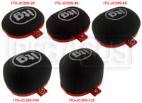 Click for a larger picture of ITG JC20S "Sausage" Racing Air Filter Element Only, each