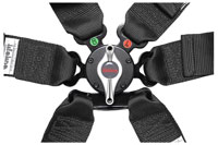 Click for a larger picture of Lifeline Becketts 6-Point 2x2 Pull Up FIA Harness, Black