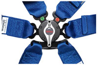 Click for a larger picture of Lifeline Becketts 6-Point 2x2 Pull Up FIA Harness, Blue