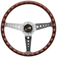 Click for a larger picture of MOMO Heritage California Wood Steering Wheel, 360mm