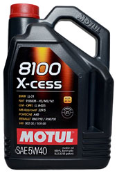 Click for a larger picture of Motul 8100 X-CESS Synthetic Engine Oil