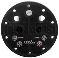 Click for a larger picture of OBP FST Internal Double Pump Cluster, 2x 340 LPH