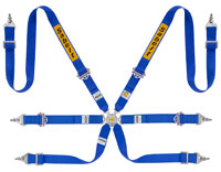 Click for a larger picture of Sabelt Enduro Silver PU / PD Harness, Red, FIA