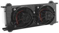 Click for a larger picture of Setrab Fanpack: Series 9 Cooler, 10 Row X2 Combo, 12 v Fans