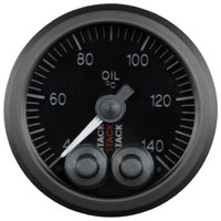 Click for a larger picture of Stack Pro-Control Oil Temperature Gauge, 40-140 deg. C, 52mm