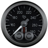 Click for a larger picture of Stack Pro-Control Oil Temperature Gauge, 140-280 F