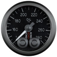 Large photo of Stack Pro-Control Oil Temperature Gauge, 140-280 F, Pegasus Part No. ST3510