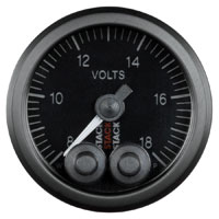 Click for a larger picture of Stack Pro-Control Battery Voltage Gauge, 8-18 Volt